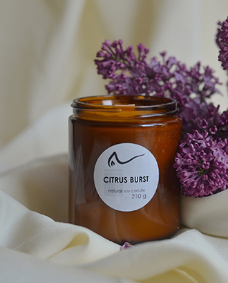 Свічка соєва Citrus Burst (цитрусовий вибух) 210г