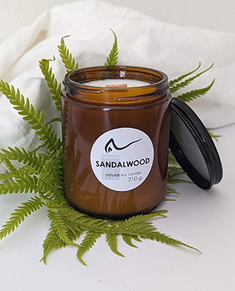 Свічка соєва Sandalwood (сандалове дерево) 210г