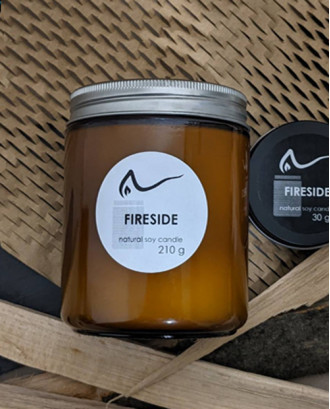Свічка соєва Fireside (біля каміна) 210г