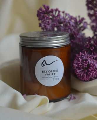 Свічка соєва Lily of the valley (конвалія) 210г