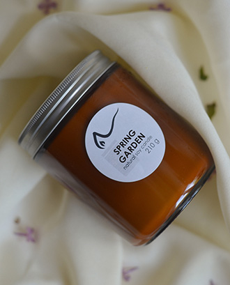 Свічка соєва Spring garden (весняний сад) 210г