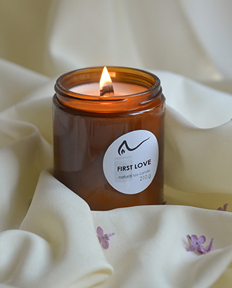 Свічка соєва First Love (перше кохання) 210г