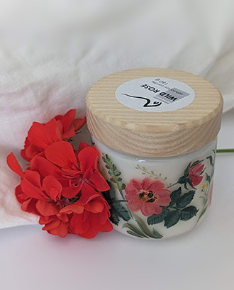 Свічка соєва Wild Rose (дика троянда)