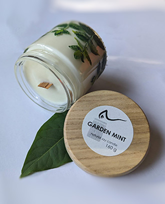 Свічка соєва Garden mint (cадова м'ята)