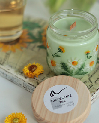 Свічка соєва Chamomile tea (ромашковий чай)