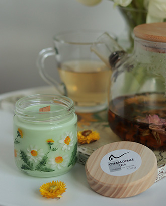 Свічка соєва Chamomile tea (ромашковий чай)