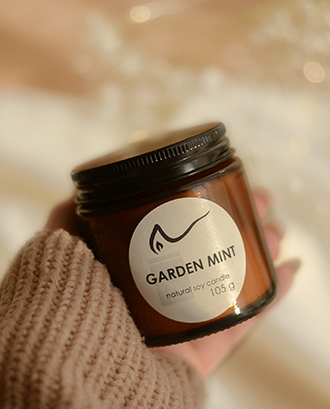 Свічка соєва Garden mint (садова м'ята) 105г