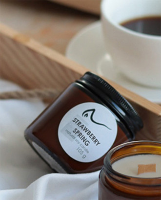 Свічка соєва Strawberry spring (полунична весна) 105г