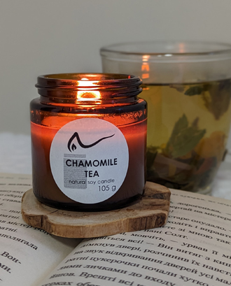 Свічка соєва Chamomile tea (ромашковий чай) 105г