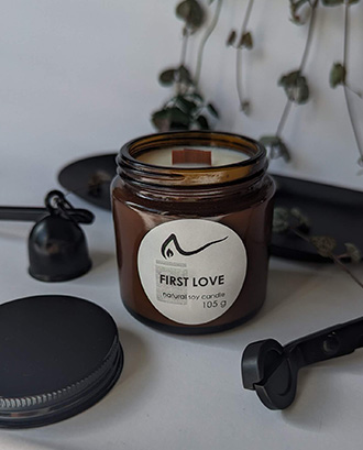 Свічка соєва First Love (перше кохання) 105г