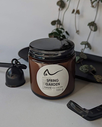 Свічка соєва Spring garden (весняний сад) 105г