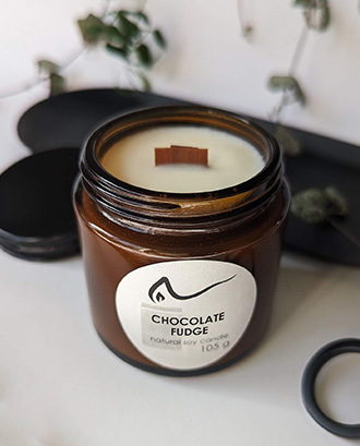 Свічка соєва Chocolate Fudge (шоколадна помадка) 105г