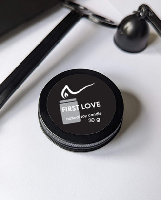 Свічка соєва First Love (перше кохання) 30г