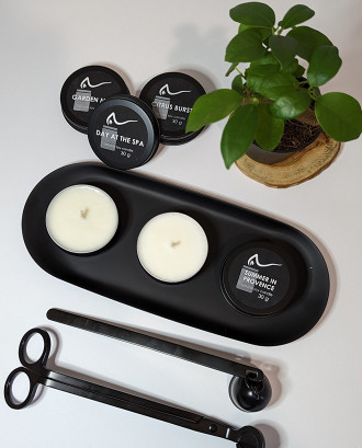 Свічка соєва Peppermint and Eucalyptus (м'ята перцева і евкаліпт) 30г