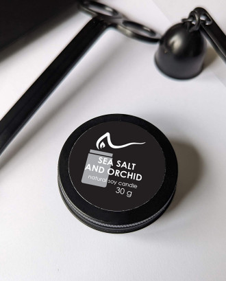 Свічка соєва Sea Salt and Orchid (морська сіль і орхідея) 30г
