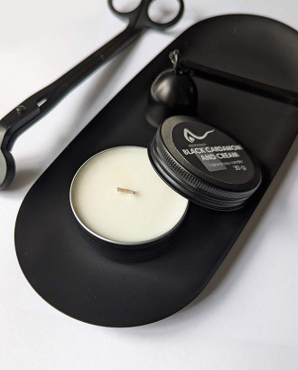 Свічка соєва Black Cardamom and Cream (чорний кардамон і вершки) 30г